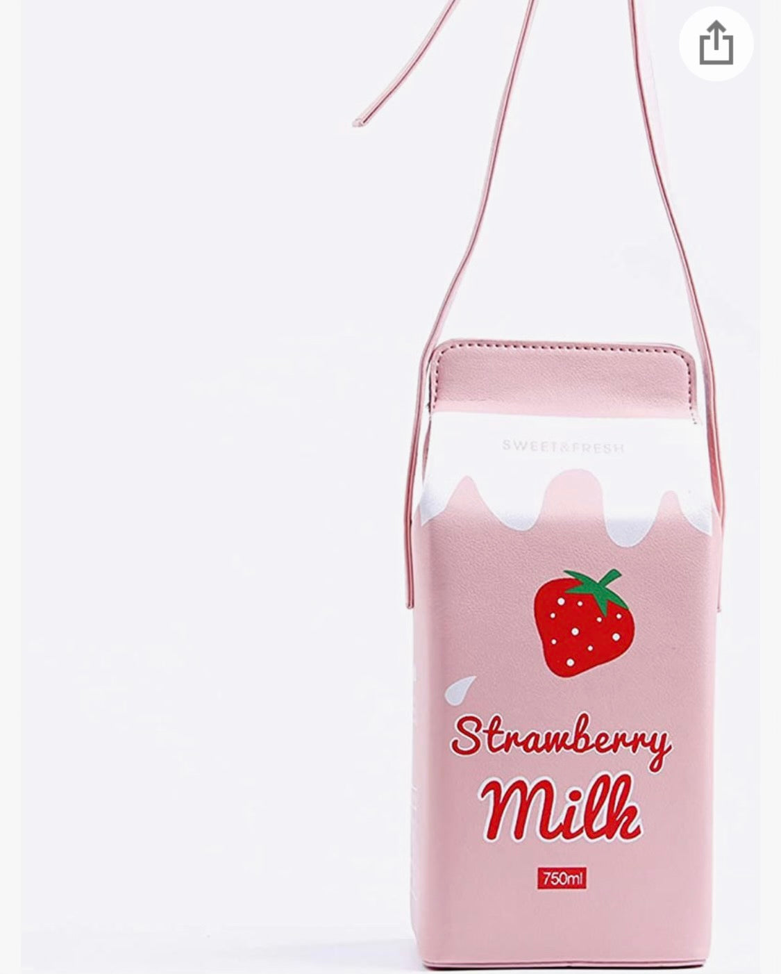 Strawberry Milk Crossover Purse