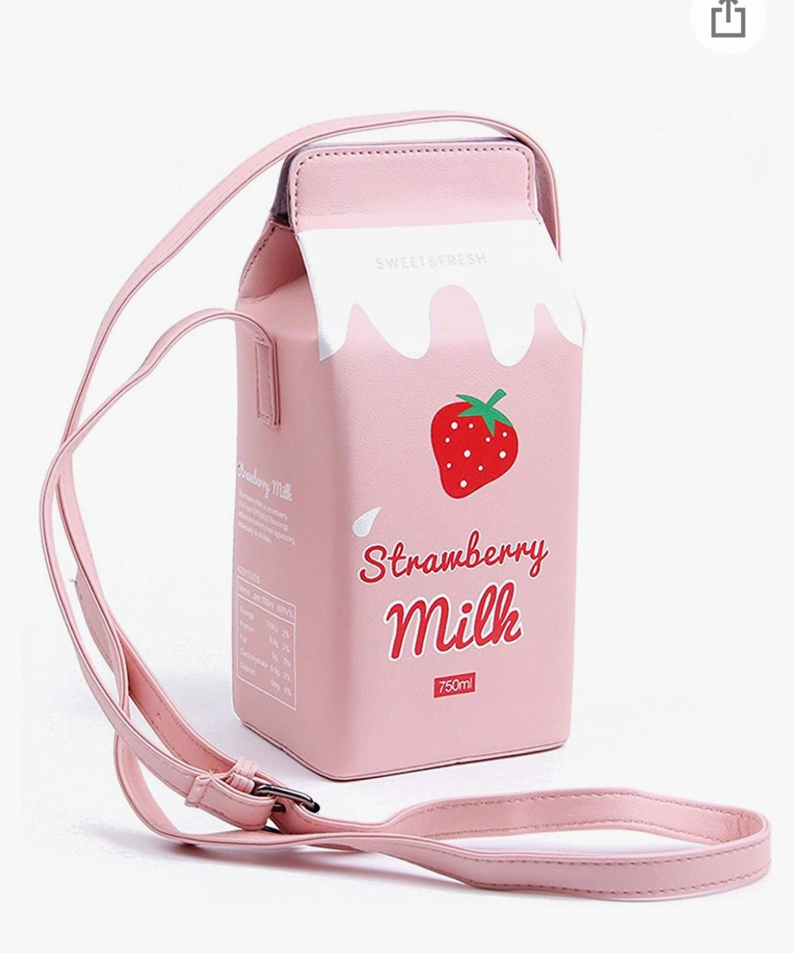 Strawberry Milk Crossover Purse